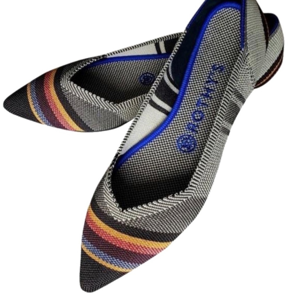 Rothy’s The Point Inverse Stripe•Retired Color•Size 7• PRICE FIRM•